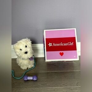 2005 American Girl Just Like You Coconut Westie Puppy Dog Pet Set